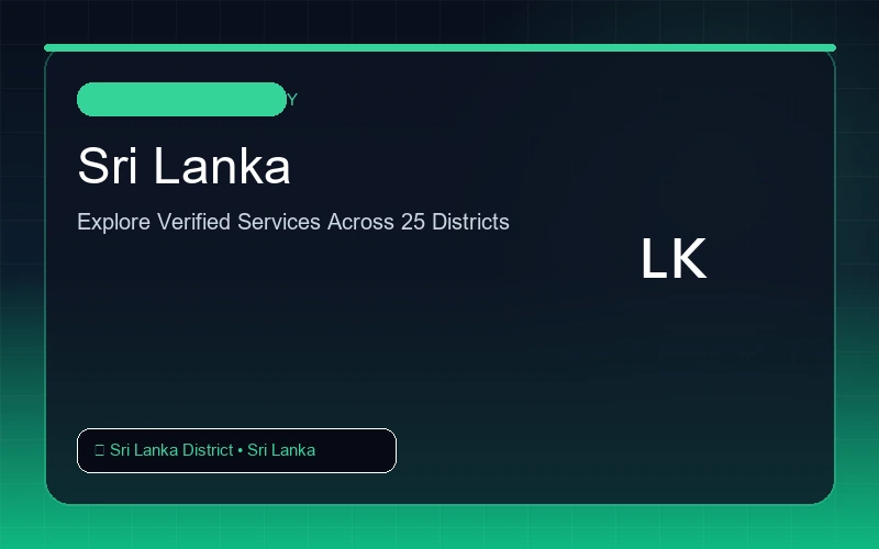Islandwide / Online District Sri Lanka