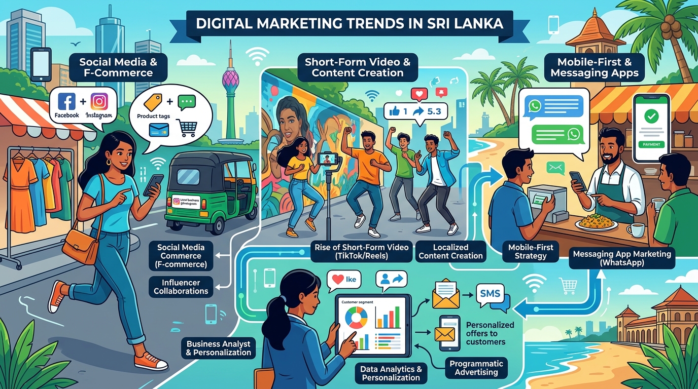 What are the current digital marketing trends in Sri Lanka?