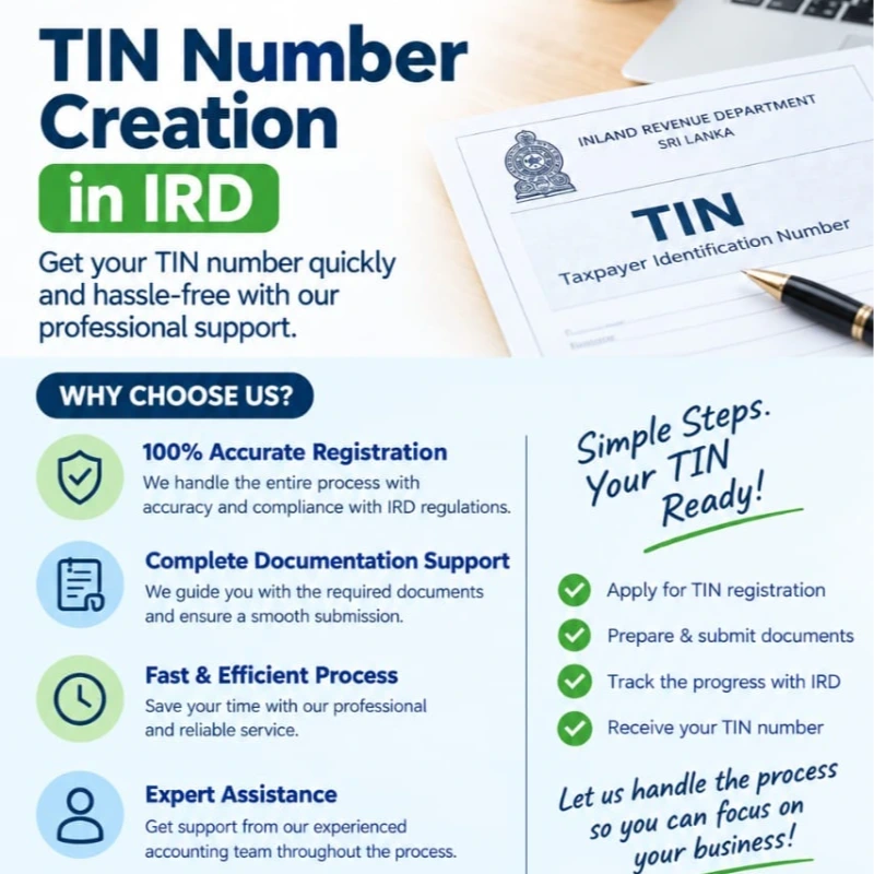 TIN Number Registration in IRD – Complete Assistance | Rs. 5,000