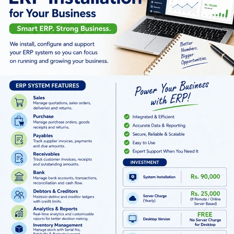 Busy ERP installation and setup